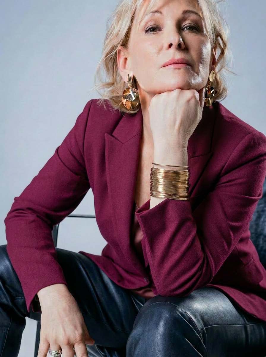 Editorial portrait, a woman in contemplation